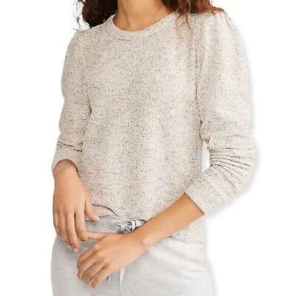 LOU & GREY Women's Sprinkle Puff Sleeve Terry Top size XL